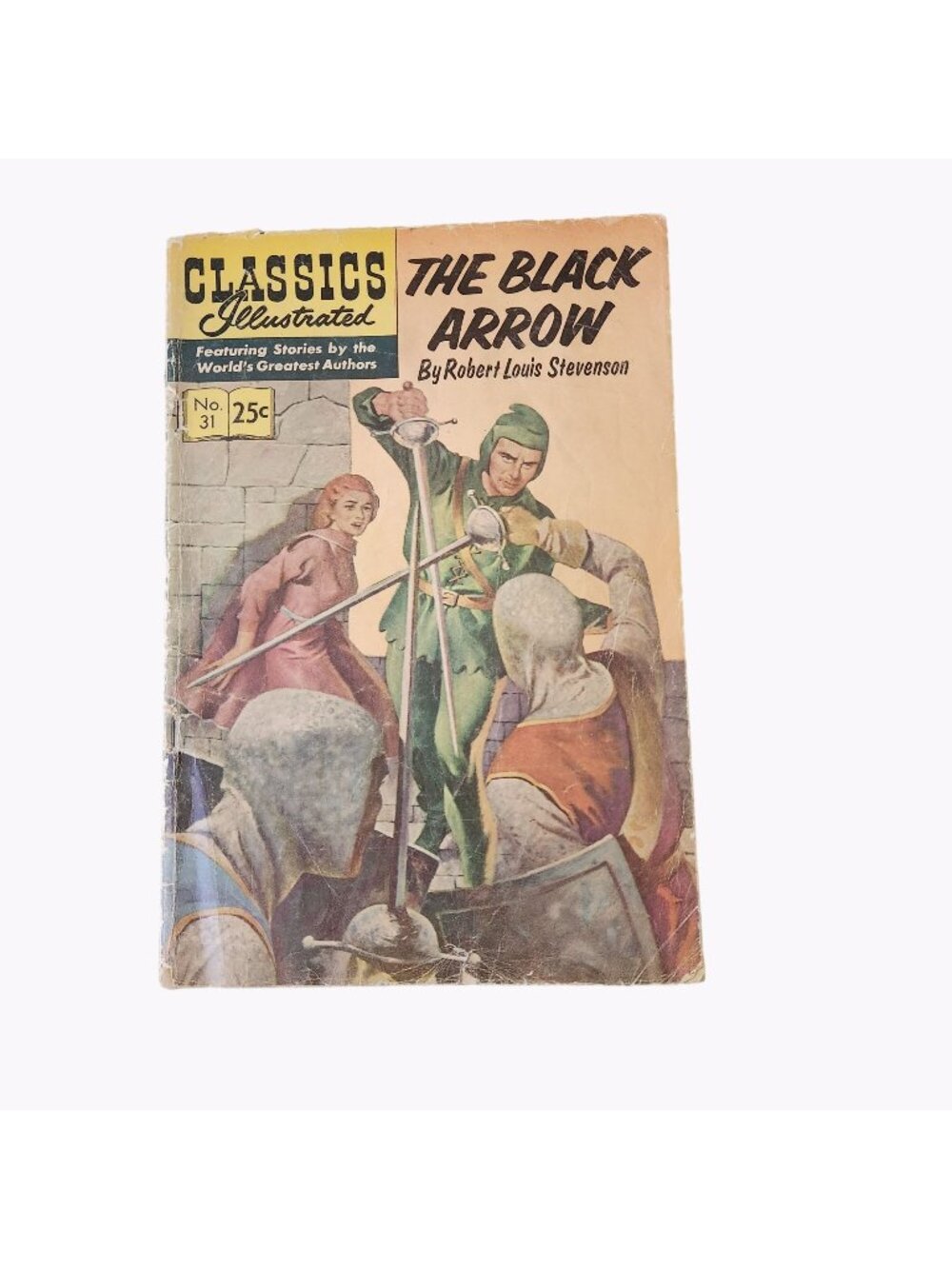 Classics Illustrated The Black Arrow #31 1946 Comic Book Collector